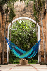 Mayan Legacy Bed Cotton hammock - in Oceanica colour