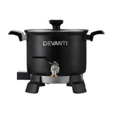 Devanti 5L Wax Melter Candle Making 1200W Melting Pot Furnace Quick Pour Spout Soy Soap