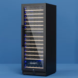 Devanti Wine Fridge Cooler Dual Zone 154 Bottles