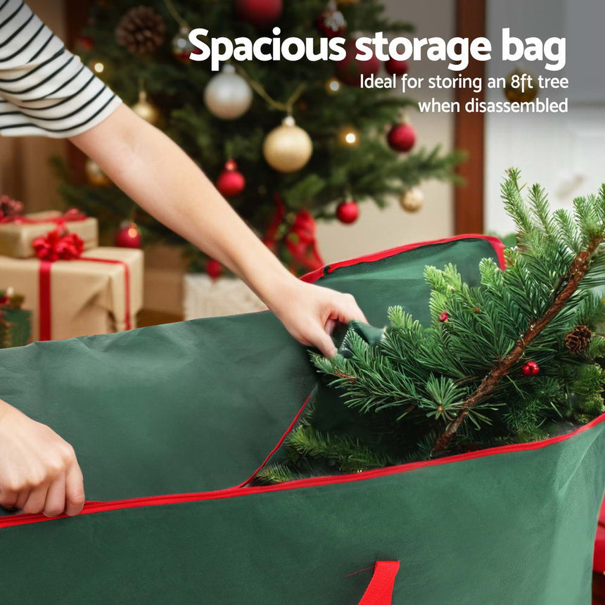 Jingle Jollys Christmas Tree Storage Bag Fits Up to 8ft Tree Xmas Bag Green