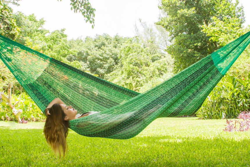 The out and about Mayan Legacy hammock Doble Size in Jardin colour