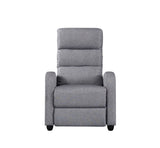 Luxury Fabric Recliner Chair - Grey