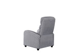 Luxury Fabric Recliner Chair - Grey