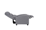 Luxury Fabric Recliner Chair - Grey